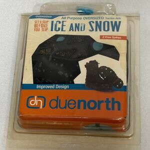 Due North Ice Cleats Oversized Mens Shoe Size 10+ XXL Vintage Rubber Stretch On